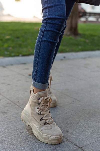 Zerenyus SEER Bağcıklı Su Geçirmez Kadın Bot