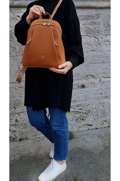 çantamgelsin Απλά πόλο γυναικείο σακίδιο πλάτης με 9 θήκες