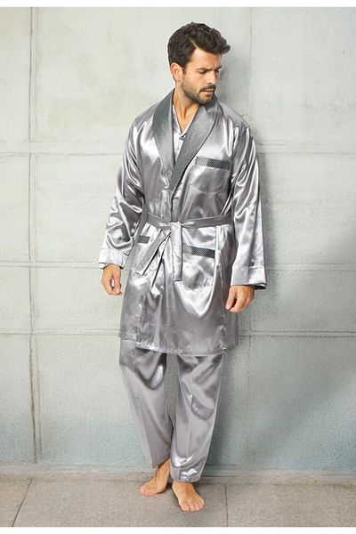SATTENS Men's Röpteşambır 4-Piece Pajamas Set Groom Suit Dowry Set