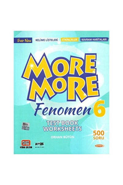 Kurmay Elt Yayınları MORE MORE 6.SINIF FENOMEN TEST BOOK SORU BANKASI İNGİLİZCE