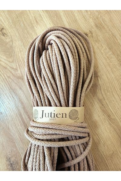 Jutien Βαμβακερό κορδόνι - 10 μέτρα μακρόστρωμα, σχοινί καλαθιού, σχοινί Sula, σχοινί σφουγγαρίστρας, σχοινί χόμπι, σχοινί κούνιας