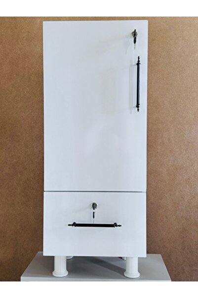 Home ( ÜRÜN MONTAJLI GELİR ) Kilitli Dolap Özel Dolap Raflı Çekmeceli Dolap K...