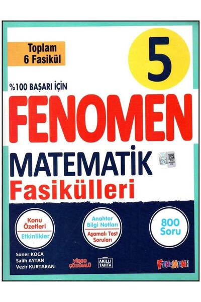 Fenomen Yayıncılık Fenomen Okul Yayınları 5. Sınıf 2025 Matematik Fasikül Seti