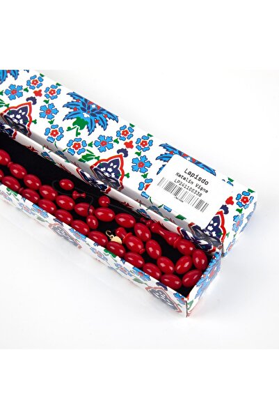 LapisDo مسبحة كاتالين بيزى 7.5x11.5 ملم من الكرز