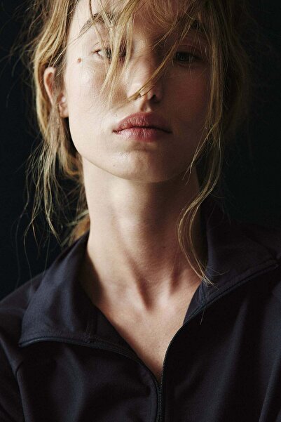 H&M Soft-touch zip-through cardigan