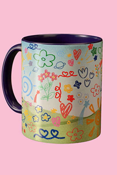 Midas Design كوب بورسلين بتصميم خاص من البورسلين بتصميم رسام