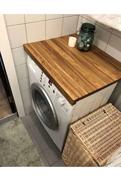 kozawoodart Çamaşır  Makinası Üstü Düzenleyici Tabla Ve Koruyucu