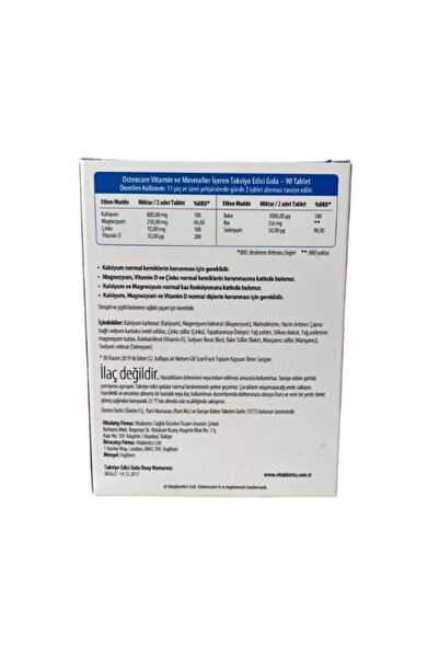 Vitabiotics Osteocare 90 Tablet