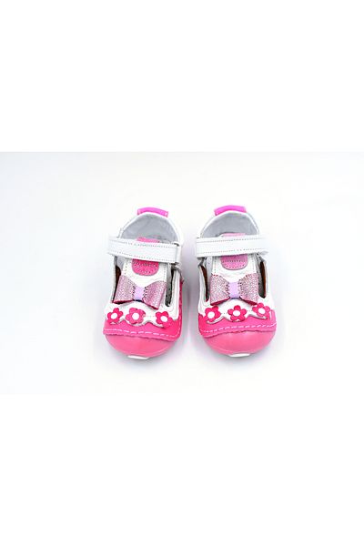 BEYAZ Piele naturală fucsia - Pantofi pentru copii Ortabedik First Step (Tom Bebe)