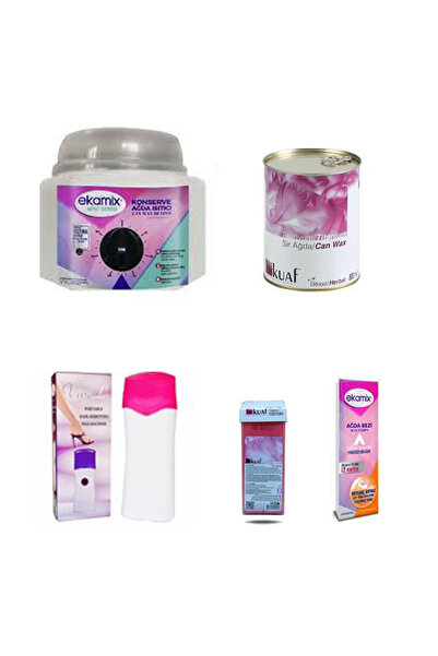 Kuaf Konserve Sir Ağda Titanyum 800 Ekamix Makina Bez-Titanyum rollon ağda ve makinası