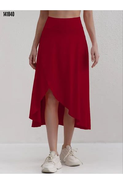 Kokosh moda New Season Women's Sandy Fabric Tights Skirt with Pockets