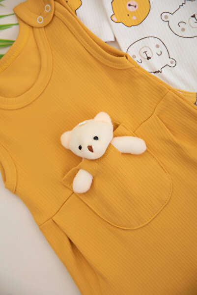 Murat Baby Ayıcıklı badili ikili salopet tulum