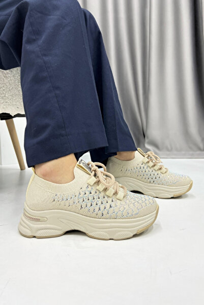 inizio Бежеві трикотажні жіночі кросівки GD4444