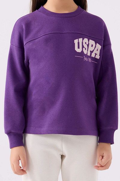 U.S. Polo Assn. 9-15 Years Girl's Polo ASSN Suit - Licensed, Purple
