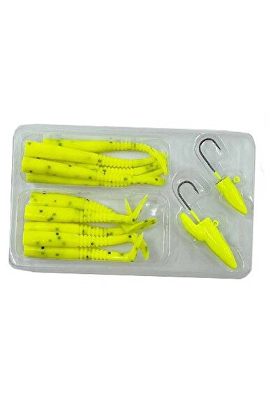 Savage Gear Lrf Micro Sandeel Kit 12 Adet(1+1.5+5) Sahte Balık Yellow