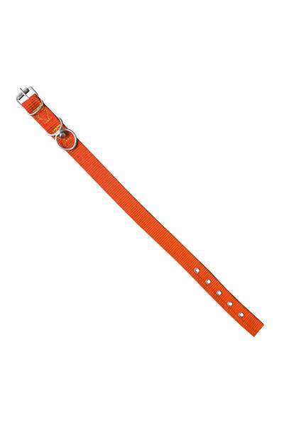 SAVEX Woven Dog Collar Orange 3*60 cm