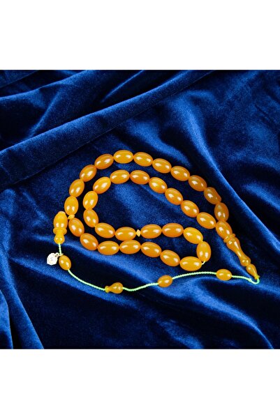 LapisDo مسبحة كاتالين بيزى 7.5x11.5 ملم - أصفر