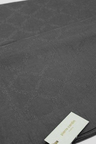 Pierre Cardin Lyocell Monogram Shawl - 1080800 -912 - Smoked