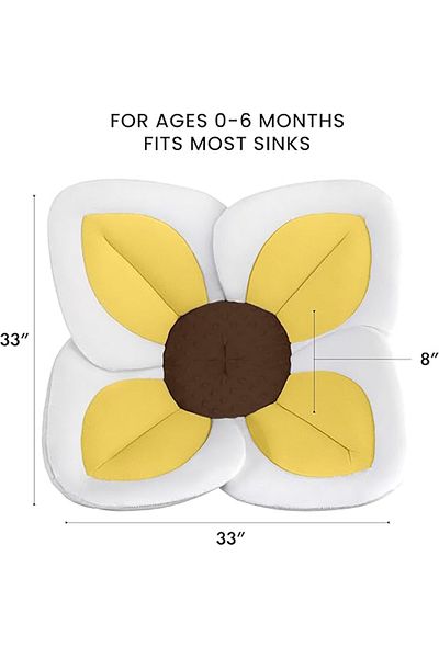 Primo Plus Comfortable baby bath seat in the shape of a blooming lotus flower