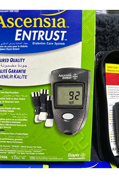 ufuktıp ASCENSİA ENTRUST ŞEKER ÖLÇÜM CİHAZI ŞEKER 200 ADET İĞNE HEDİYELİ