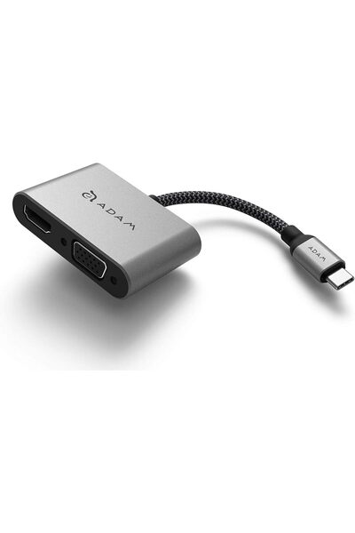 Adam Elements موزع USB Type C إلى VGA / HDMI