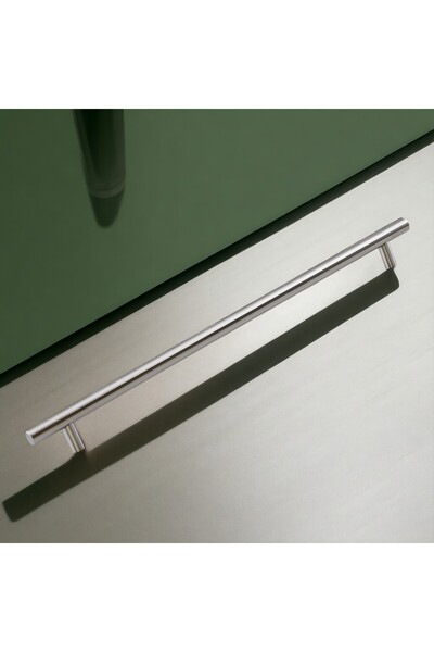 Badem10 Rosemary Inox Metal Handle (320 MM-32 CM) Furniture Kitchen Drawer Drawer Cabinet Cabinet Handle Handles