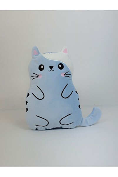 toysme Mavi Kedi Yastık Sevimlilik Ve Rahatlık Bir Arada!