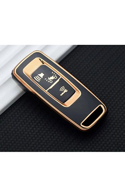ŞENYILDIZ AKSESUAR موديل 2021-2025 Honda Pcx - غطاء مفتاح فورزا أسود/ذهبي، مت...