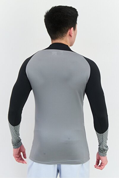 Nike Men Slim Fit Long Sleeve Football Jersey, Grey