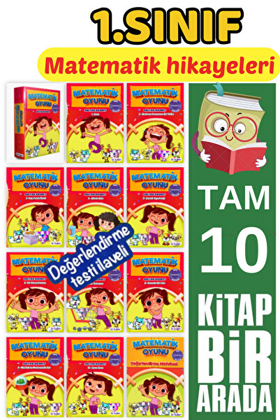 Ata Yayıncılık 1.sınıflar Için Eğlenceli Rengarenk Hikaye Kitabı Seti