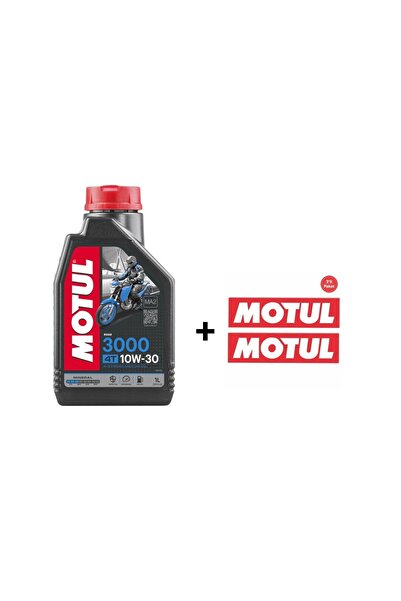 Motul 3000 10w40 4t Mineral Motosiklet Motor Yağı & 2’li Sticker (ÜRETİM YILI...