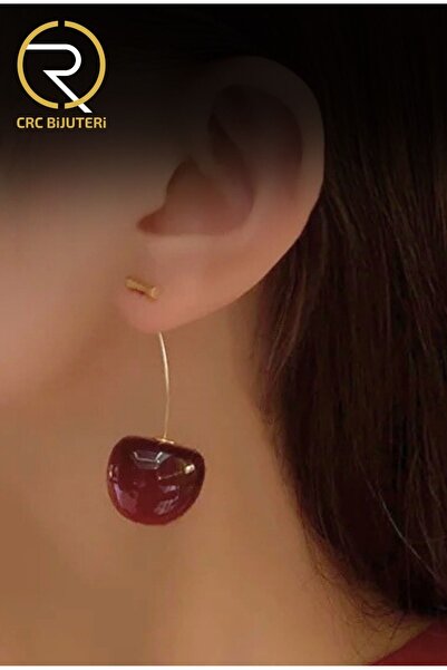 Crc Bijuteri Women's Cherry Earrings
