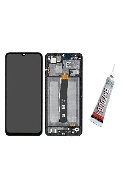 SDT REDMI 12C شاشة تعمل باللمس شرائحية (أسود) B7000 GLUE