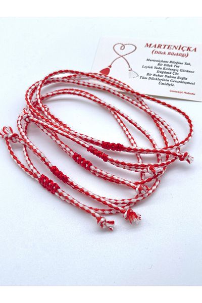 Concept HuBuTU Lottery Card Gelatin Gift Luxury Wish and Luck Bracelet Set (5 Pieces)