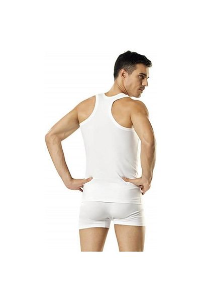 Yıldız Çamaşır Men's 3-Piece White Modal Sports Rambo Undershirt