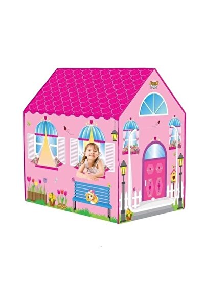 OyuncakçıDayım Kız Çocuk Oyun Çadırı Çift Kapılı 100*100*68 Cm
