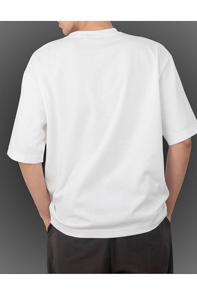 Sanctum Λευκό μπλουζάκι με μοτίβο αράχνης, Unisex, ποιότητας