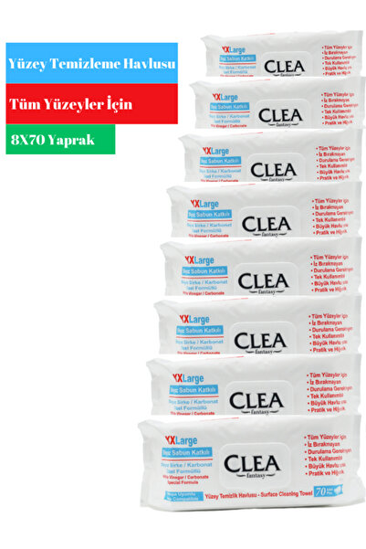 CLEA Fantasy Mopa Uyumlu Yüzey Temizleme Havlusu Seti