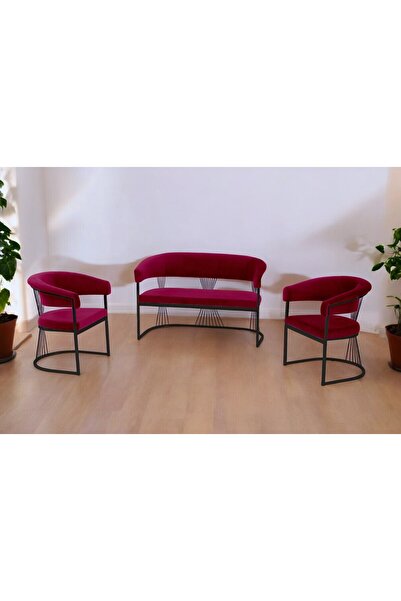 Rozexi Rio Çay Seti Takımı Koltuk Takımı Oturma Odası Kafe Antre Hol Ofis 2+1...