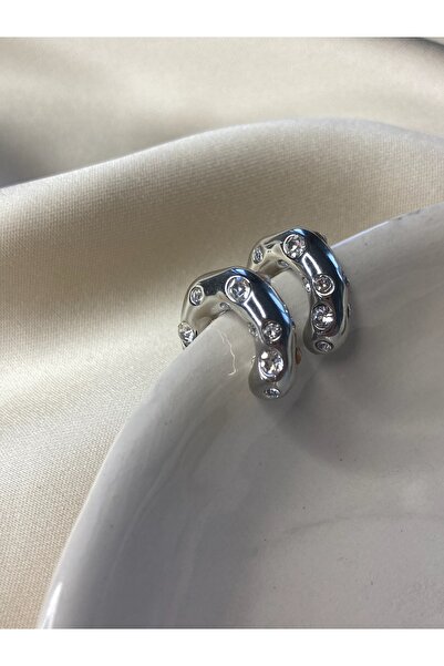 Sueno Çelik Küçük Halka Küpe Parlak Neva