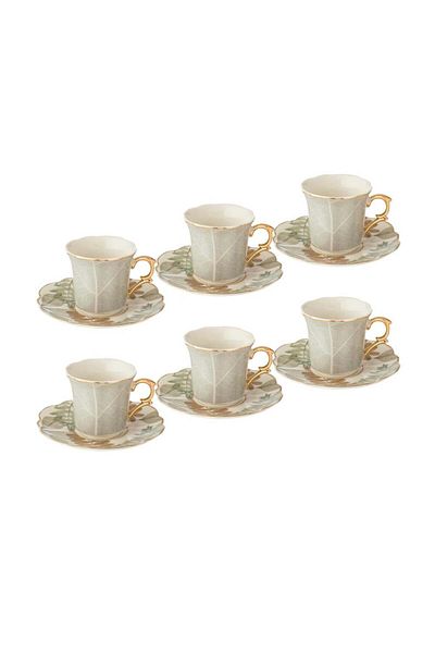 Dania Turkish Coffee Cup Set 12 Pieces
