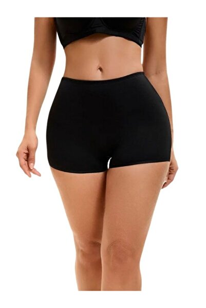 jilly jo Toparlayıcı Etki 3 Adet Kadın Dikişsiz Görünmez Iz Yapmaz Mini Şort Boxer Etek Elbise altı şort