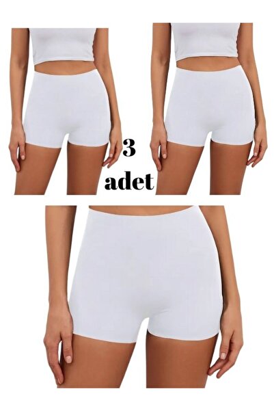 jilly jo Toparlayıcı Etki 3 Adet Kadın Dikişsiz Görünmez Iz Yapmaz Mini Şort Boxer Etek Elbise altı şort