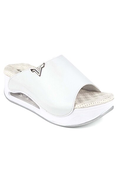 Muya Air Max Sole Aero Anatomical Women's Slippers - Heel Spur, White