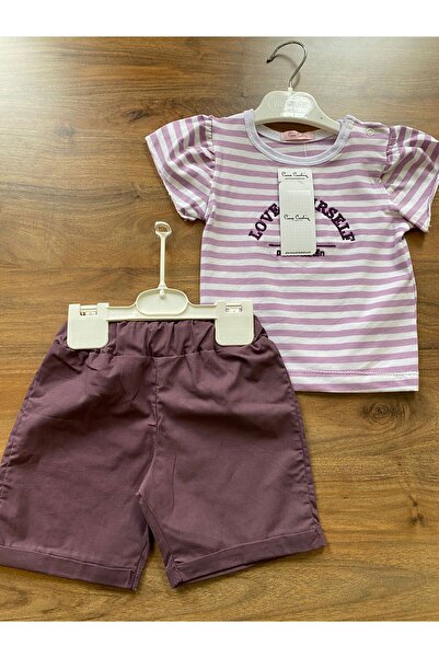 Pierre Cardin Love Kız Çocuk Kısa Kollu Şortlu 2'li Takım