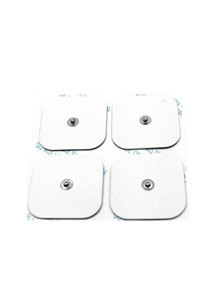 Fizyo 4'lü 5x5 Çıt Çıtlı Tens Elektrot Pedi, Rahat ve Güvenli Kullanım