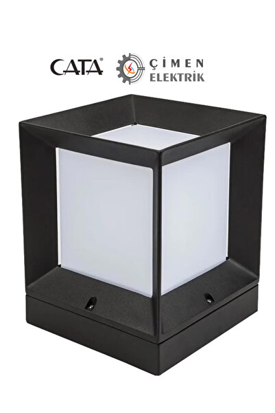 Cata CT 7022 Milan Bahçe Armatürü E27 Duy Siyah Kasa