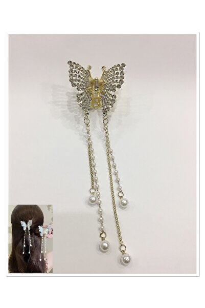 NEW HİLL Cataramă cu zăvor din metal auriu fluture