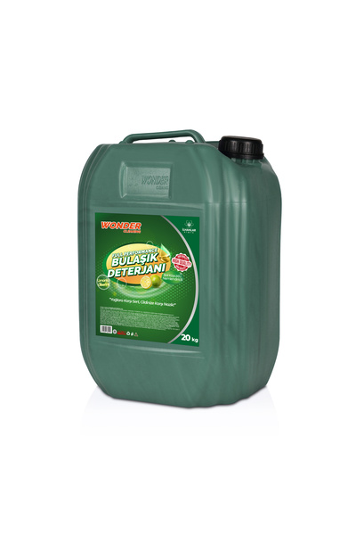 Wonder Cleaning Elde Bulaşık Deterjanı Limonlu Ferahlık ve Gliserinli 20 Kg