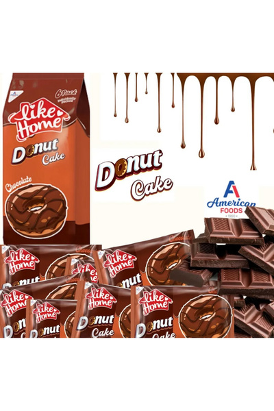 American Foods Like Home Çikolatalı Donut Cake 40 g 6’lı Paket